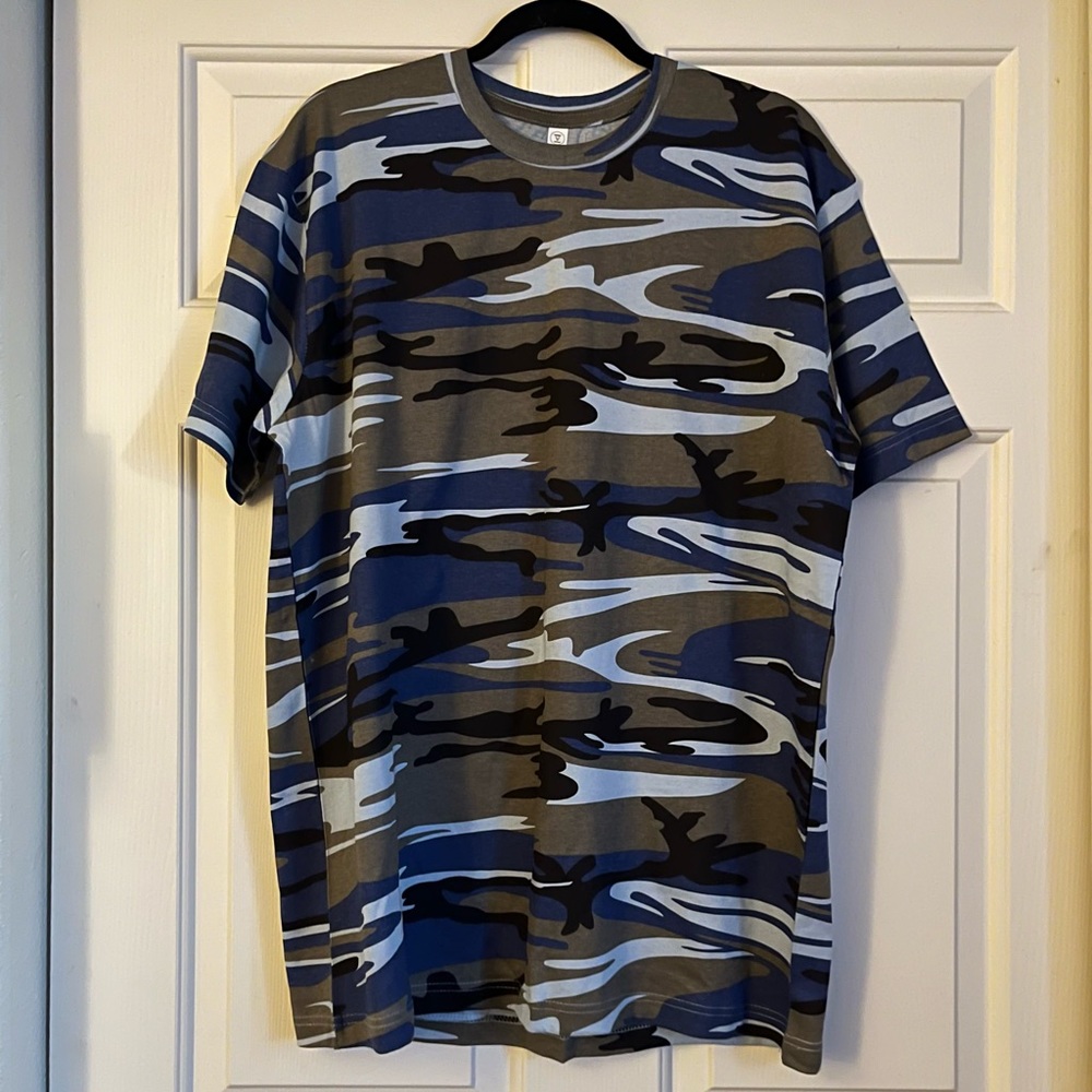 NWOT~Code Five Apparel Camouflage Shirt